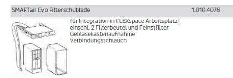 Smartair Evo für Flexspace Tische